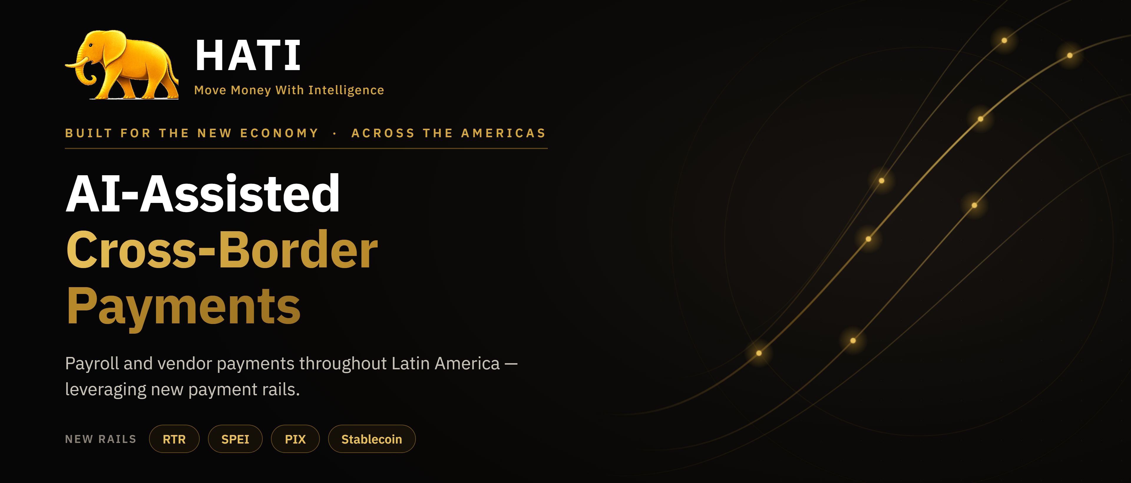 HATI — AI-assisted cross-border payments across the Americas, leveraging new payment rails